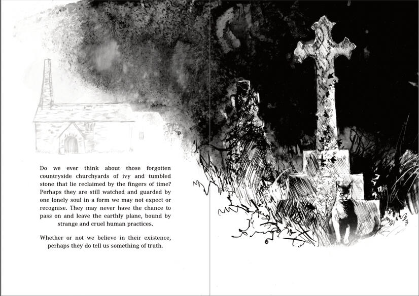 Spread from Grave Tales 1